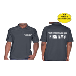 Custom Fire EMS Tactical Performance Polo